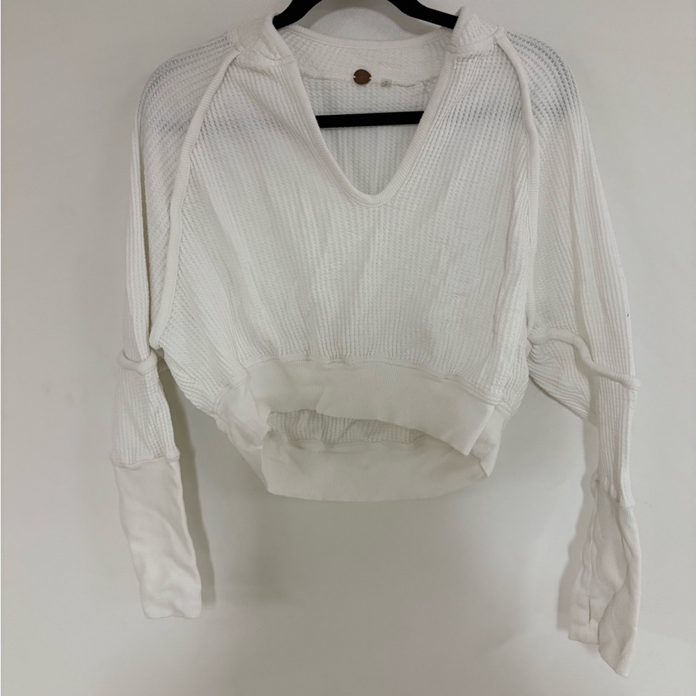 Small FreePeople waffle top